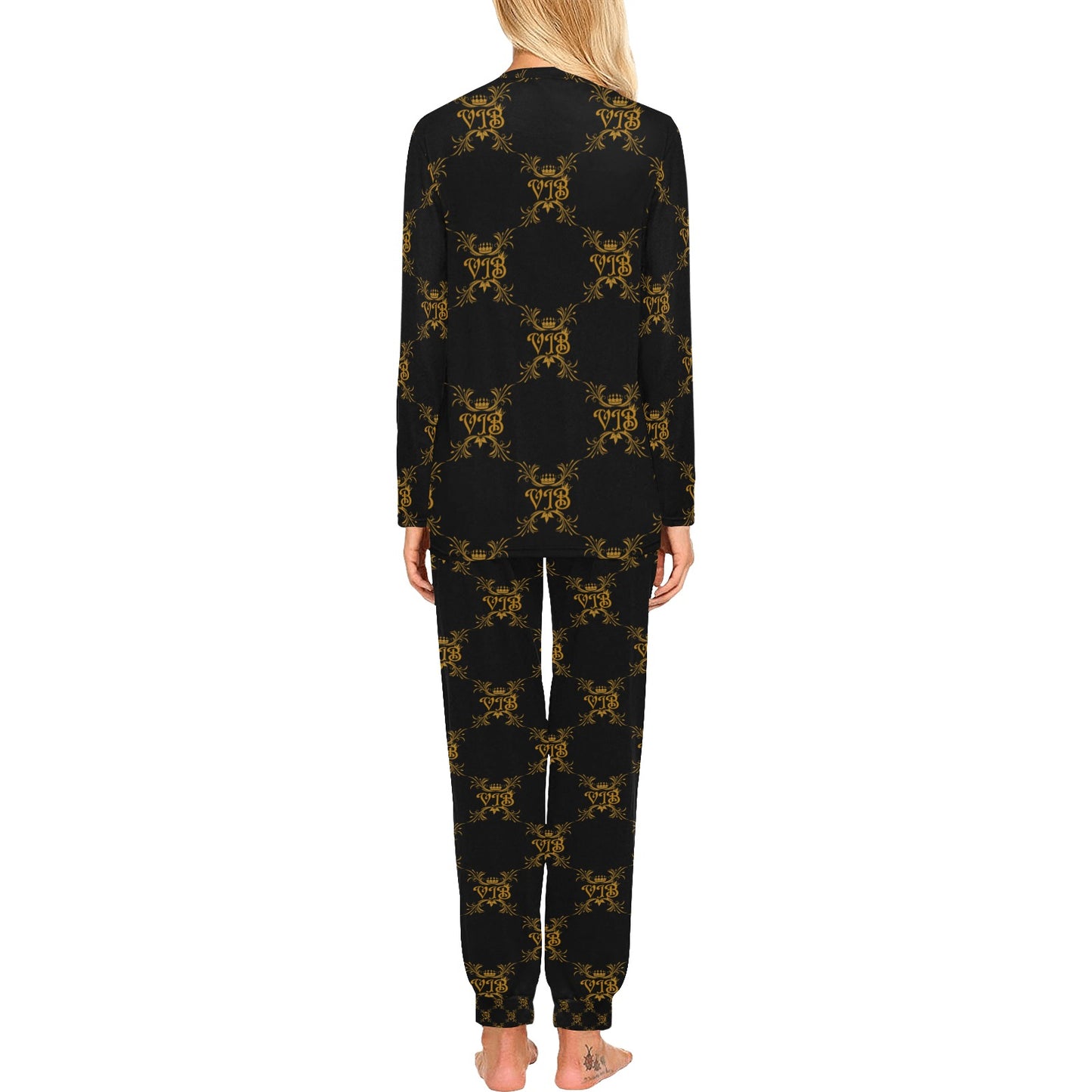 VIB WOMEN PAJAMA SET Women's All Over Print Pajama Set