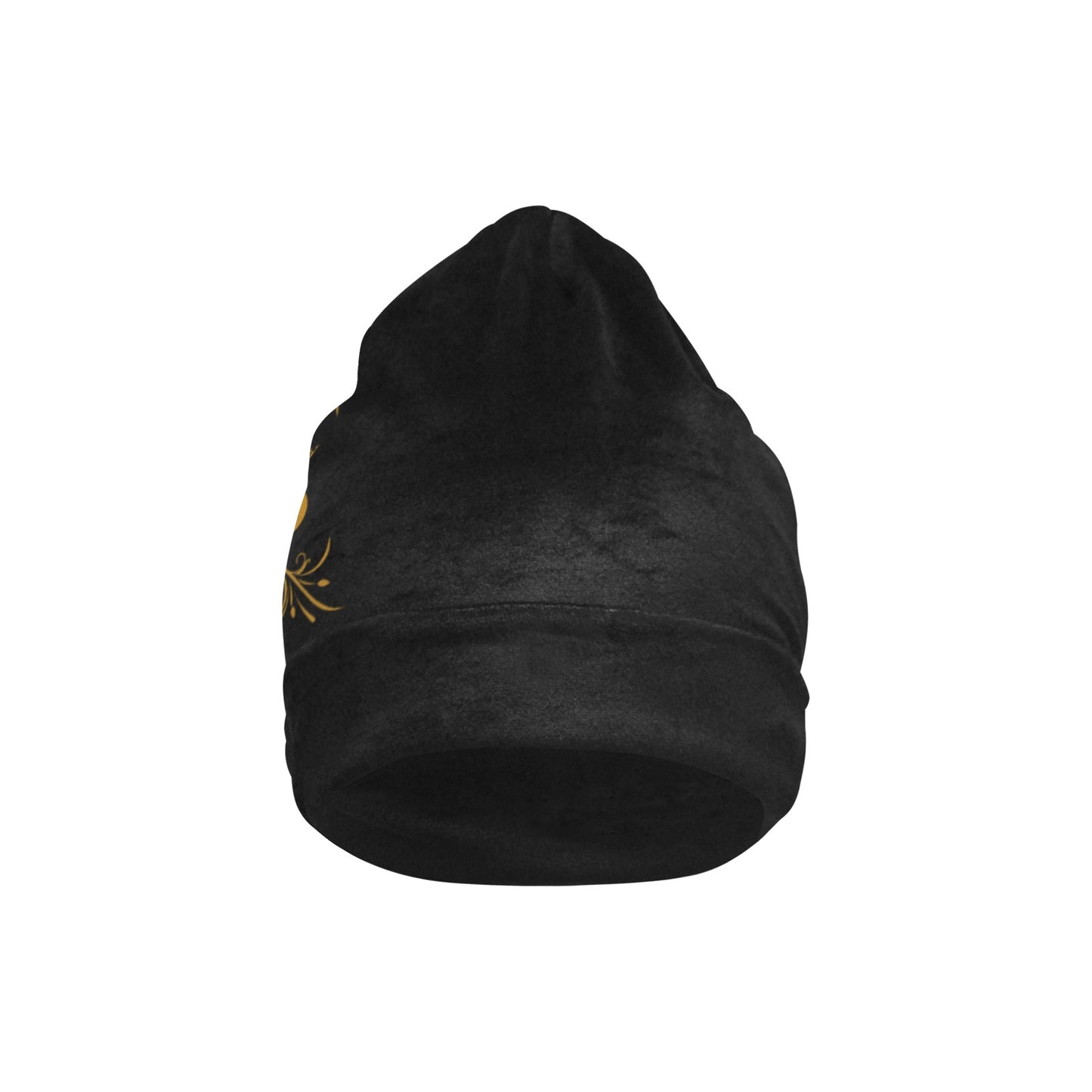 VIB ADULT SINGLE BEANIE BLK All Over Print Beanie for Adults