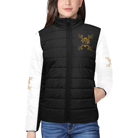 VIB-6 Women's Stand Collar Padded Jacket (Model H41)