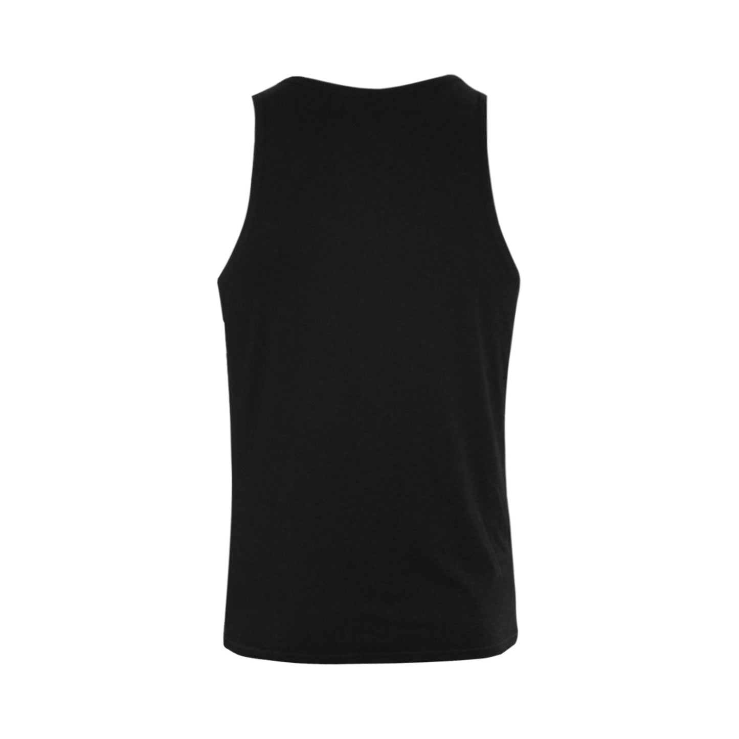 VIB MENS SHOULDER-LESS TANK BLACK Men's Shoulder-Free Tank Top (Model T33)