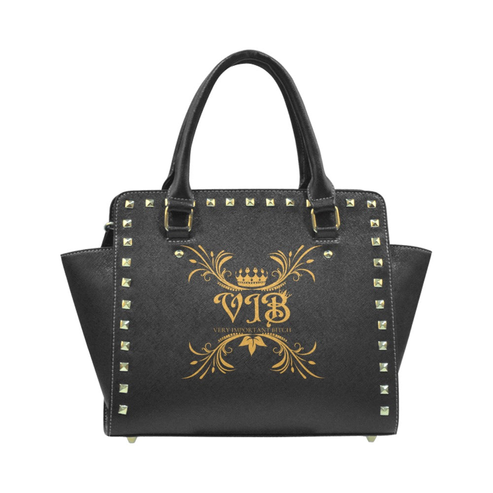 VIB-5 Rivet Shoulder Handbag (Model 1645)