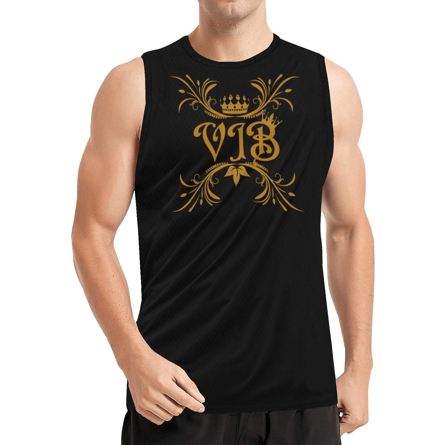 VIB MENS AO BASKETBALL BLK All Over Print Basketball Jersey