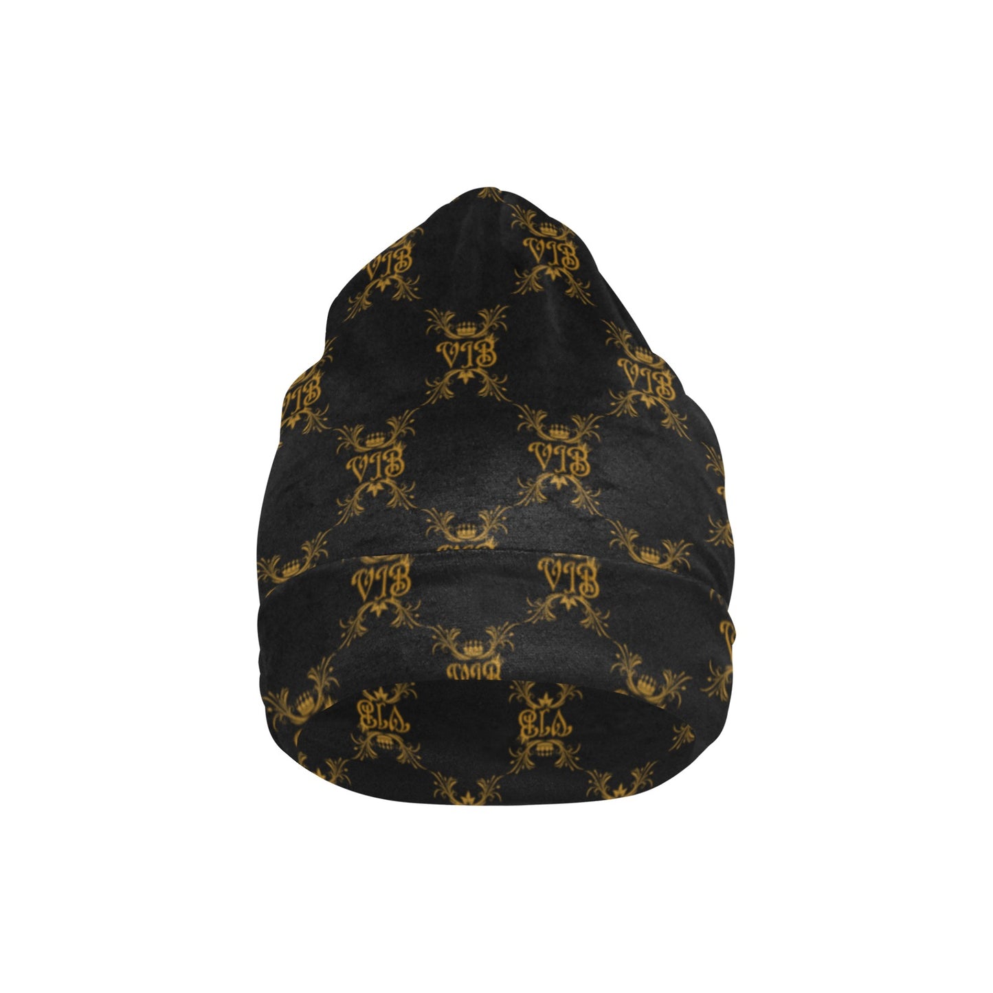 VIB AO BEANIE BLK All Over Print Beanie for Adults