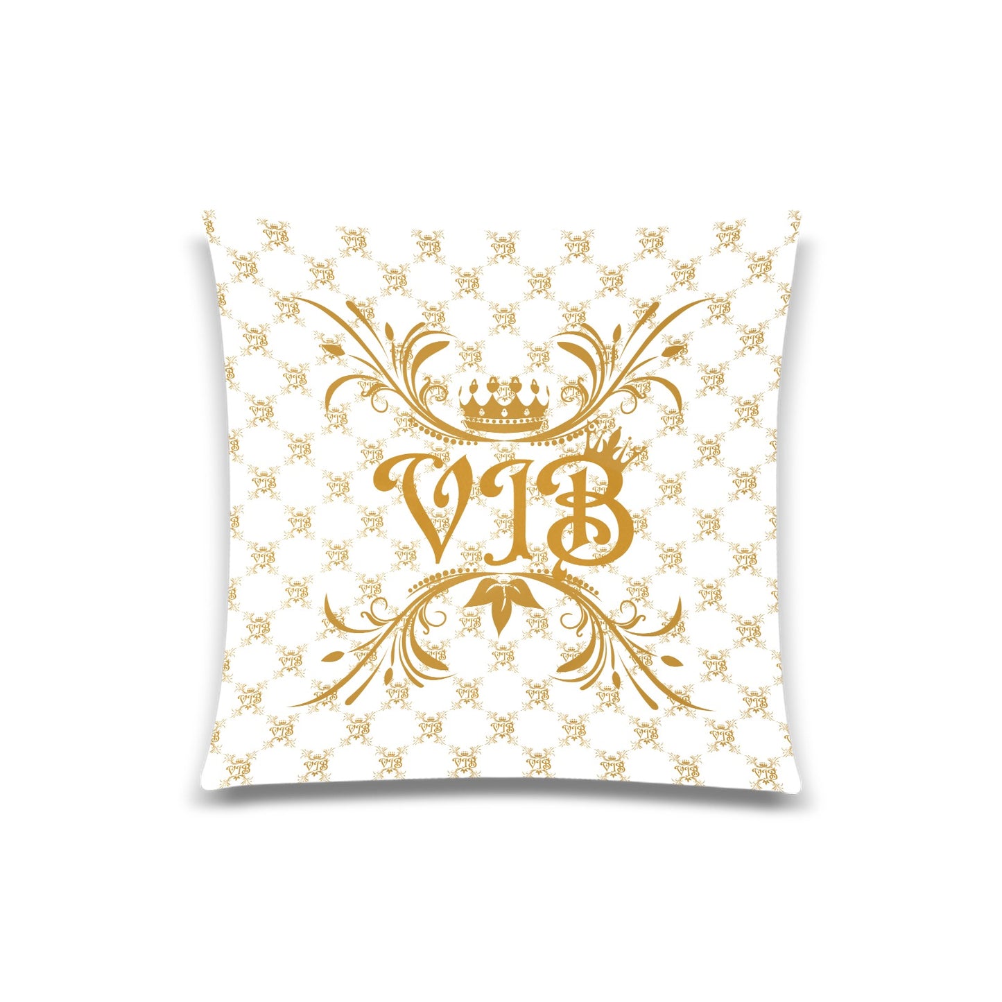 VIB PILLOW 20X20 Custom Zippered Pillow Case 20"x20"(Twin Sides)