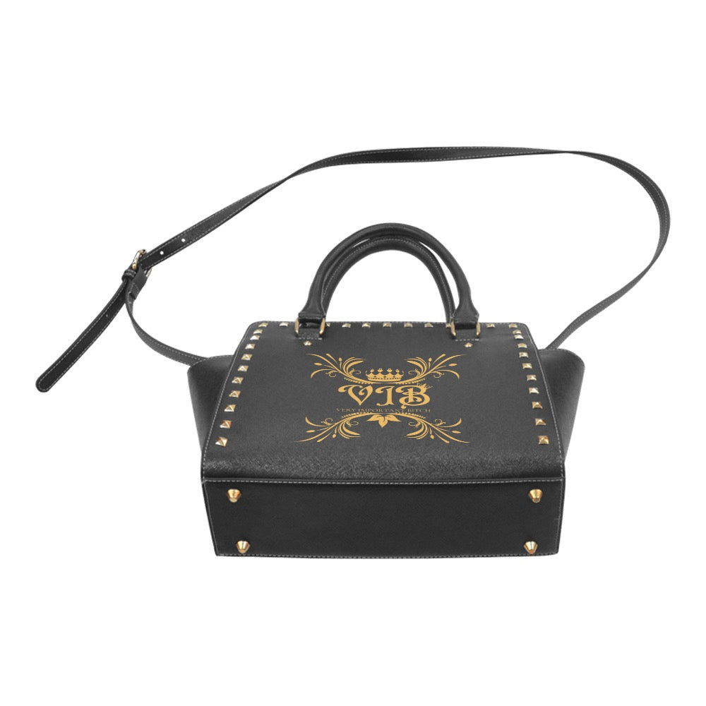 VIB-5 Rivet Shoulder Handbag (Model 1645)