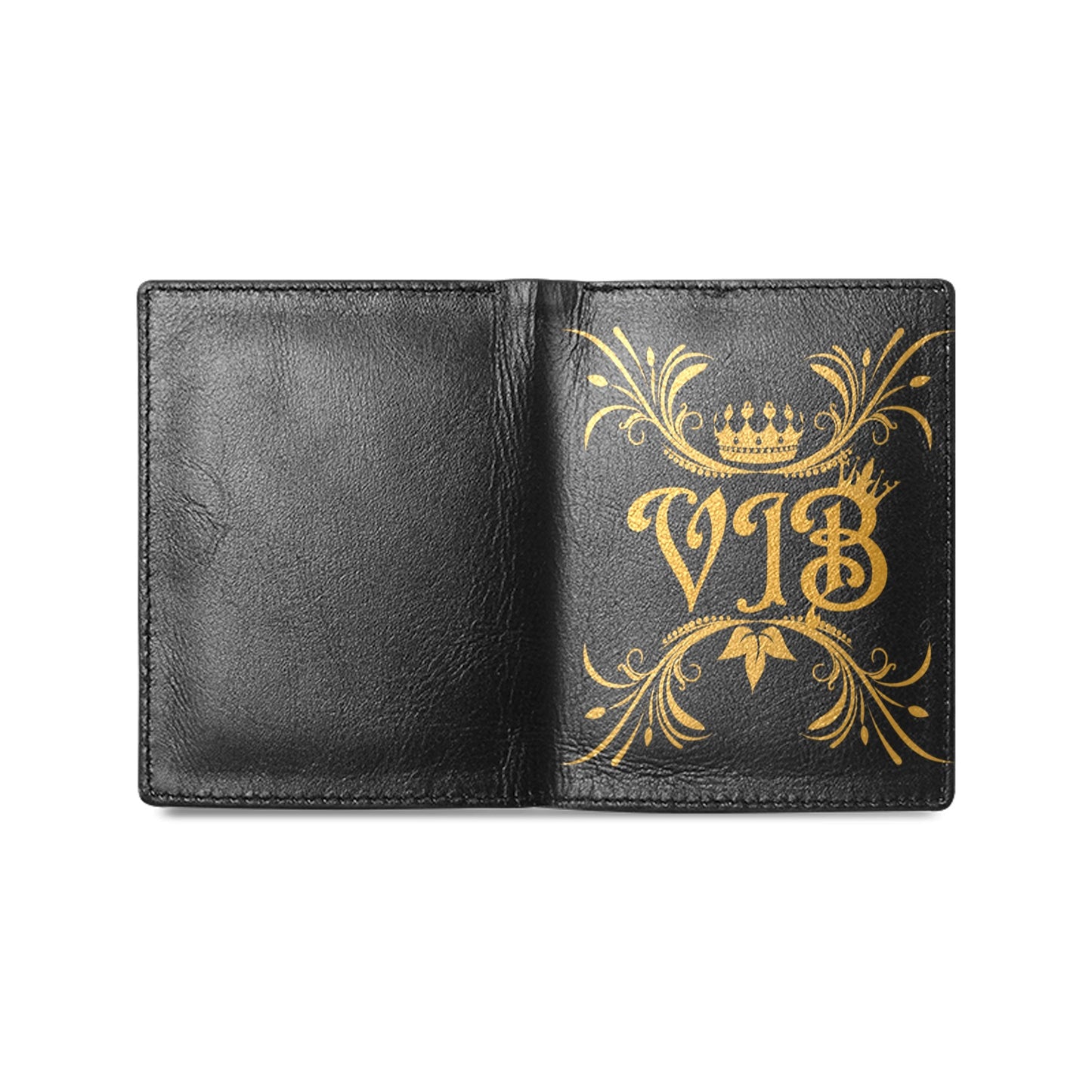 VIB MENS LEATHER WALLET Men's Leather Wallet (Model 1612)